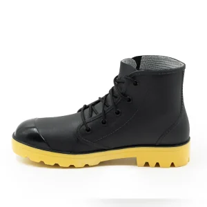 Botín CONSTRUCTOR DE PVC Negro/Amarillo
