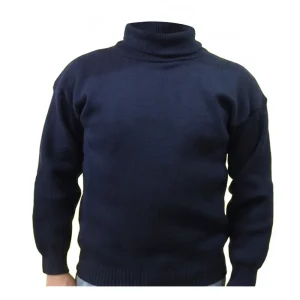 Chompa Cuello Alto Azul Marino