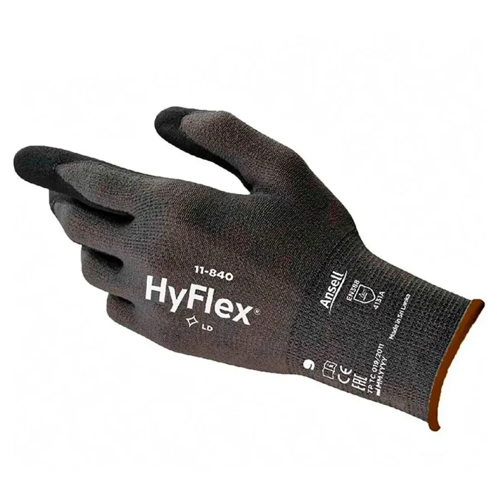 Guante nylon/nitrilo espumado negro hyflex 11-840