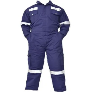Overol drill nuevo mundo azul marino con cinta reflectiva